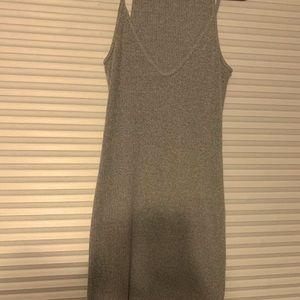 Community spaghetti strap body con cotton dress.